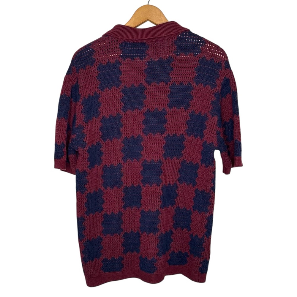 Massive Luxury Knitted Button Down Polo Shirt - Picture 5 of 7